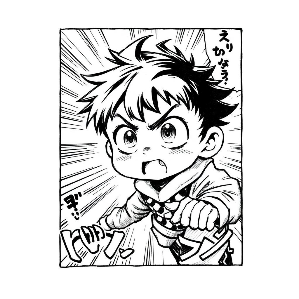 Manga esempio vignetta